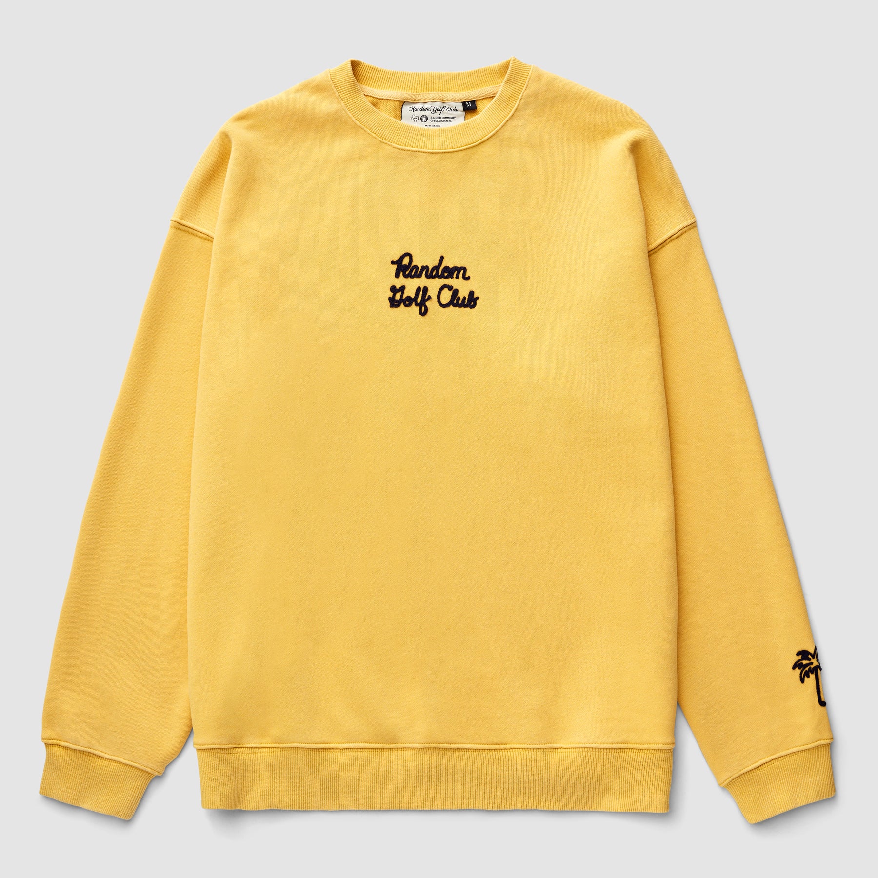 Chainstitch Crewneck Sweatshirt (Mustard)