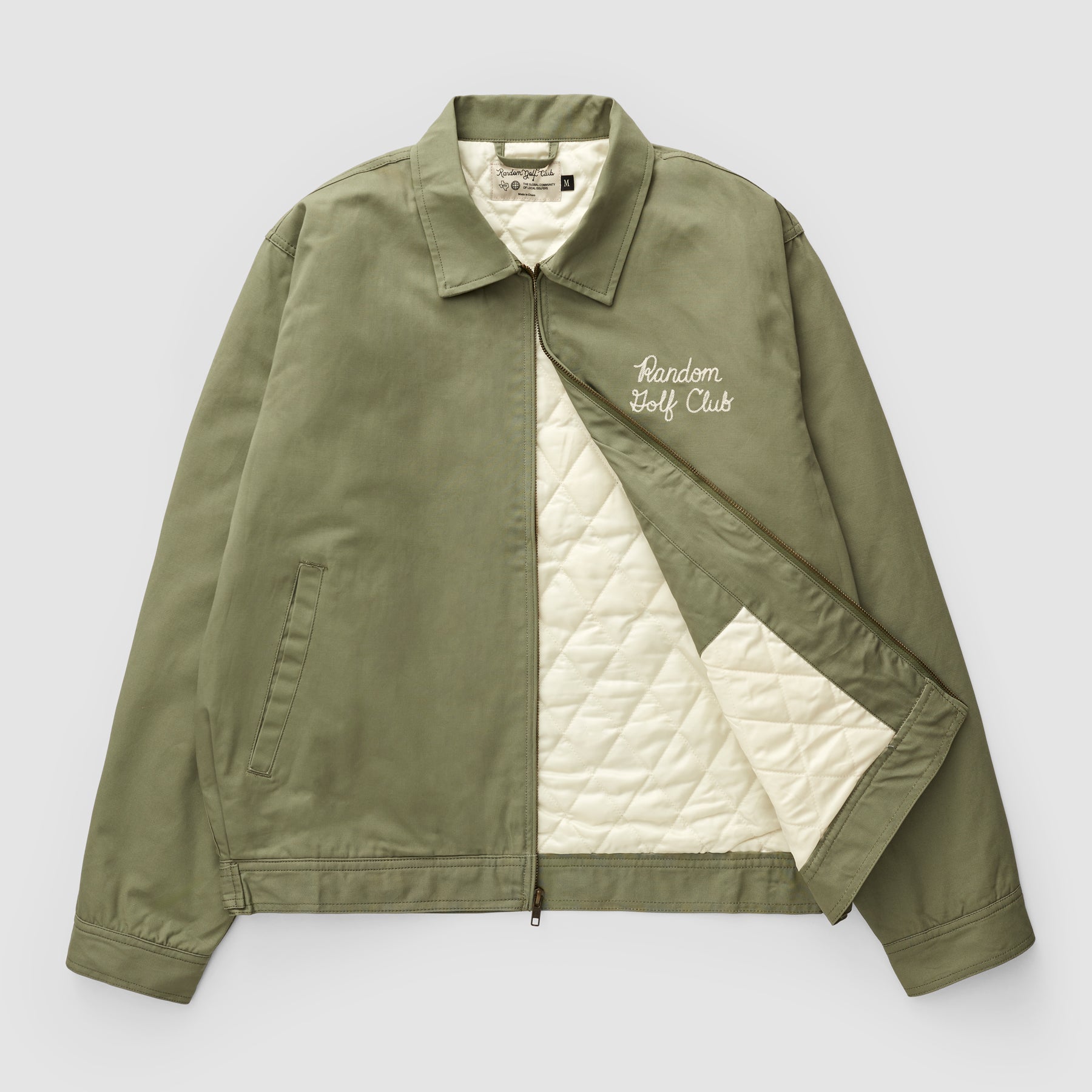 Jiffy-Jacke mit Kettenstich (Militär)