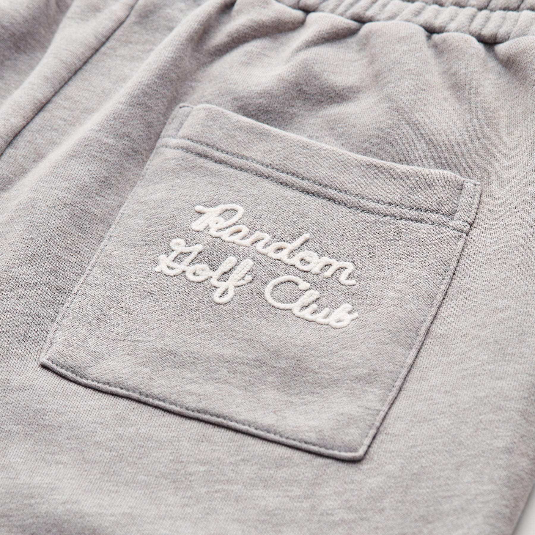 Jogginghose mit Kettenstich (Heather Grey)