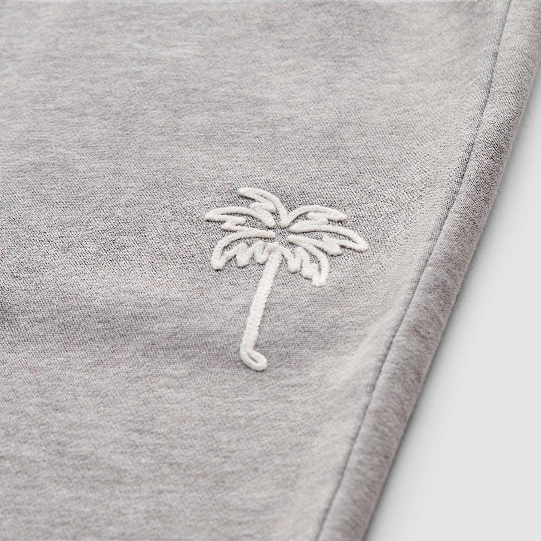 Jogginghose mit Kettenstich (Heather Grey)