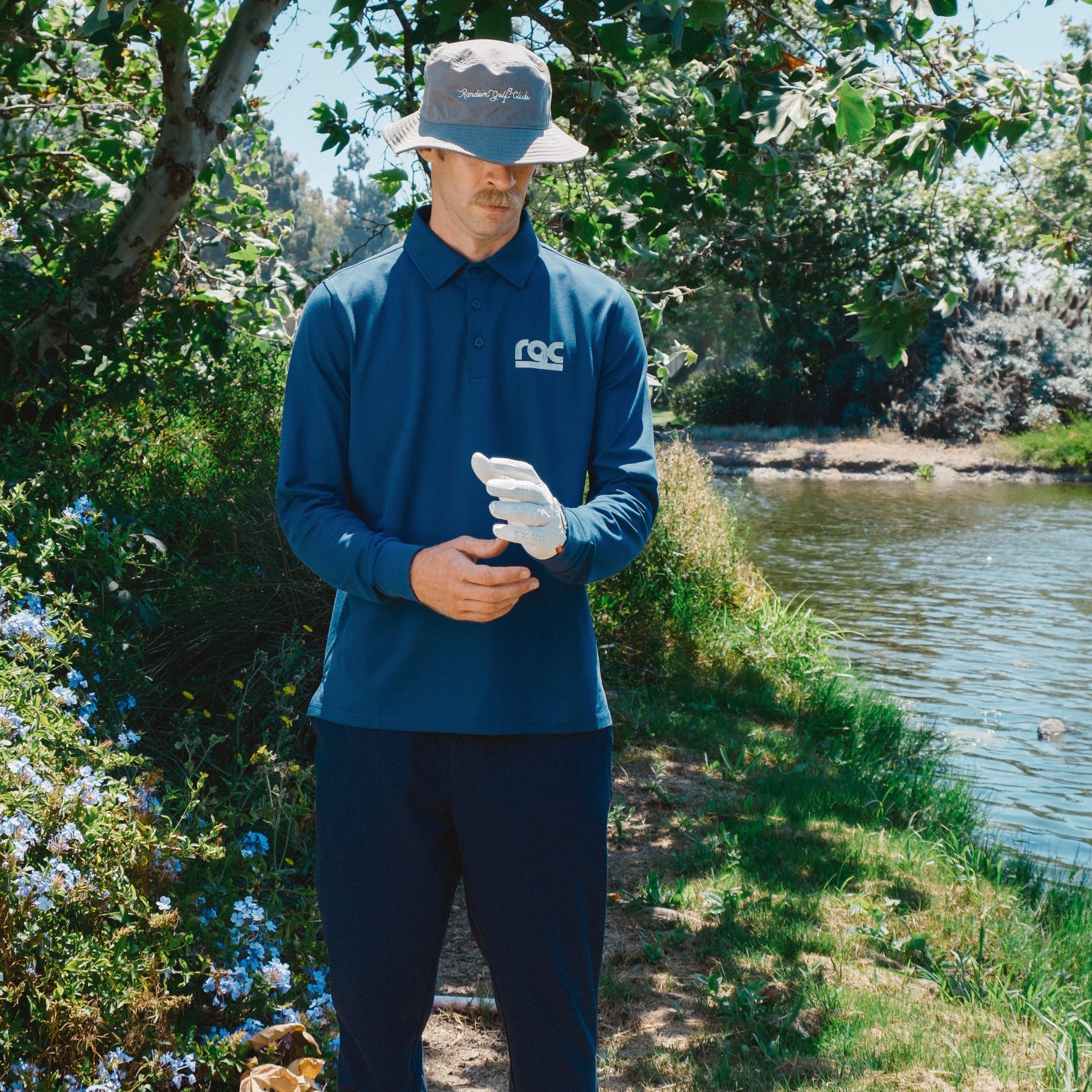 Zen LS Mix Polo (Marineblau)