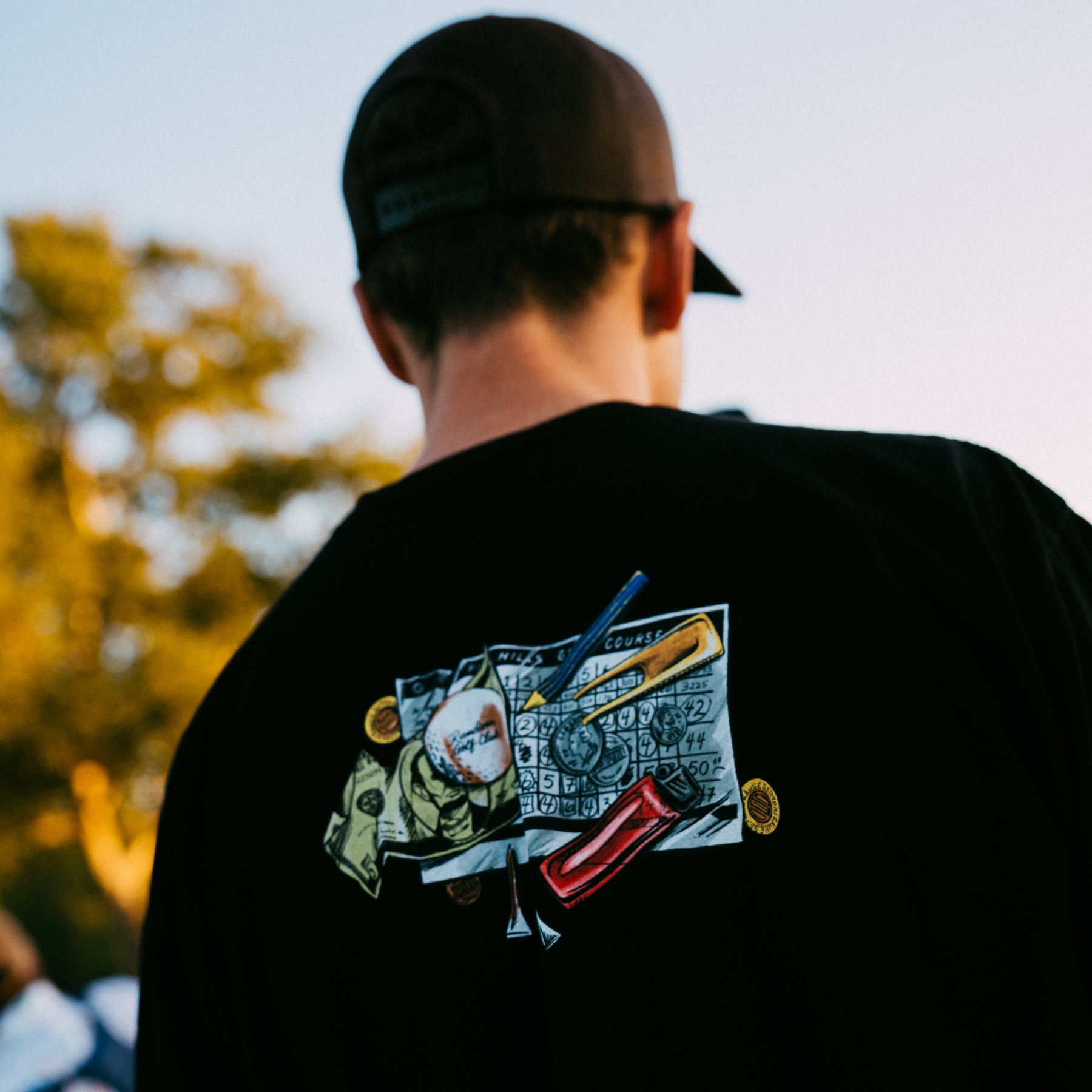 T-Shirt mit Aufdruck „Empty Pockets Clubhouse“