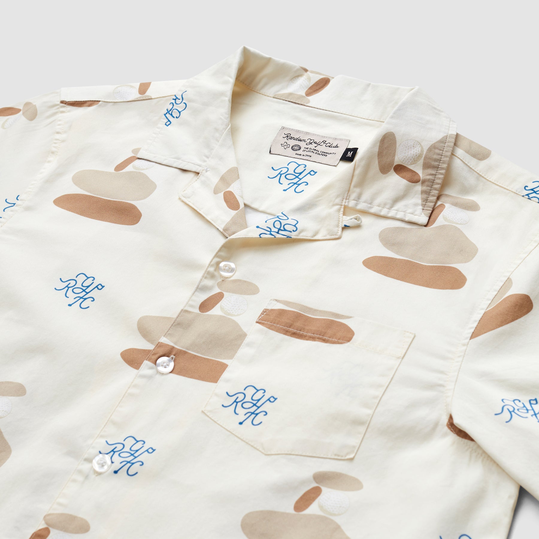 Monogramm Cairn Camp Shirt (Eierschale)