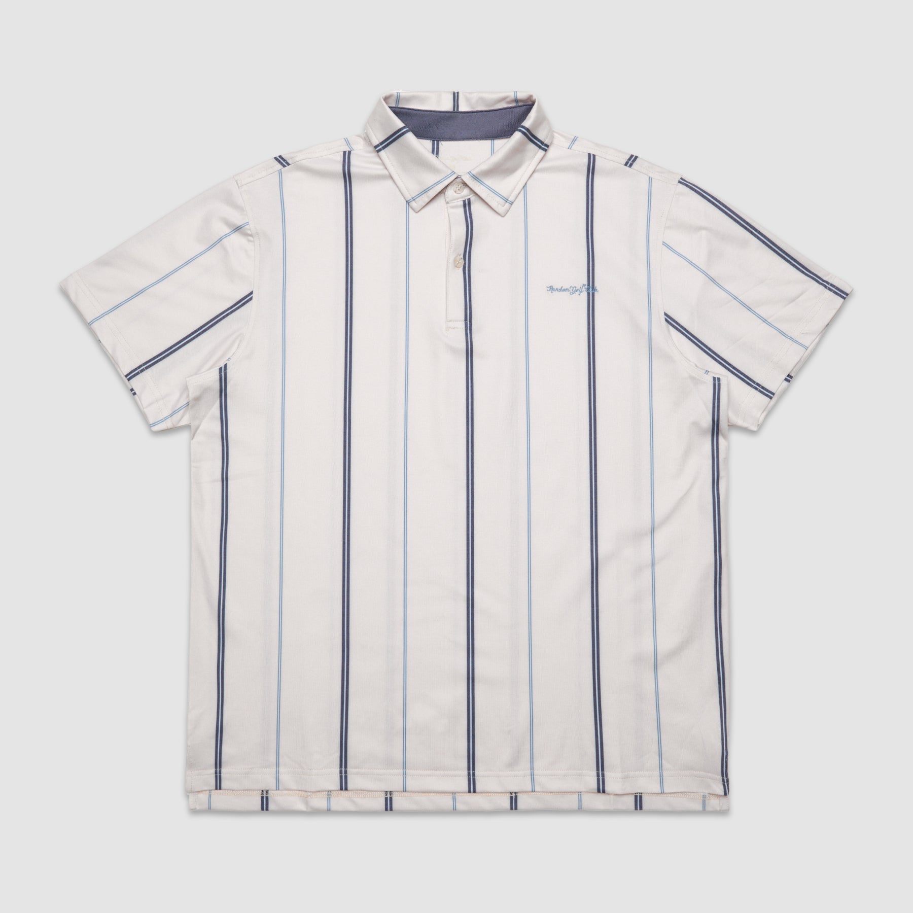 Riviera-Streifen-Polo (Flüsterweiß)