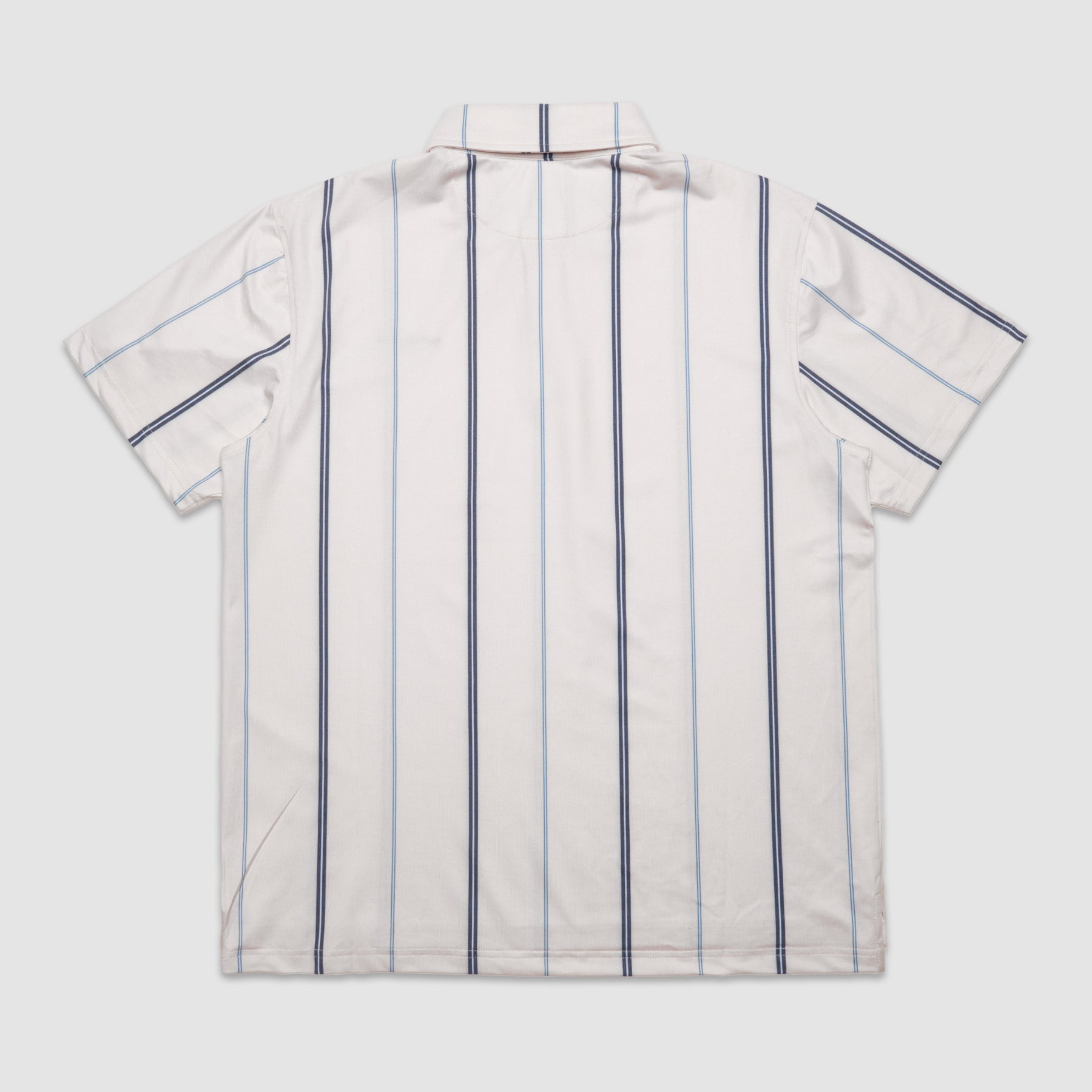 Riviera-Streifen-Polo (Flüsterweiß)