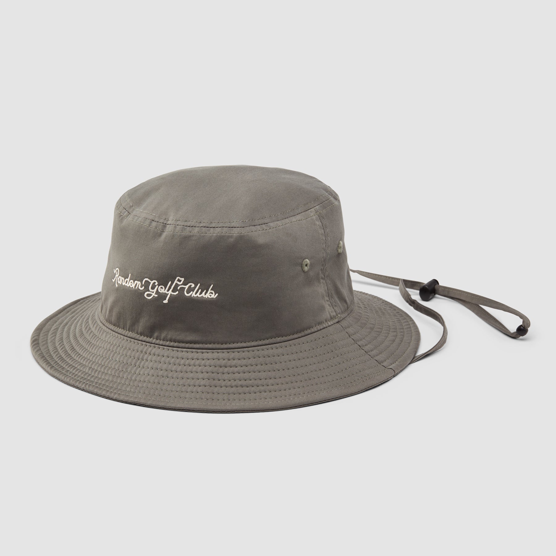 Bucket Hat mit Schriftzug (Zement)