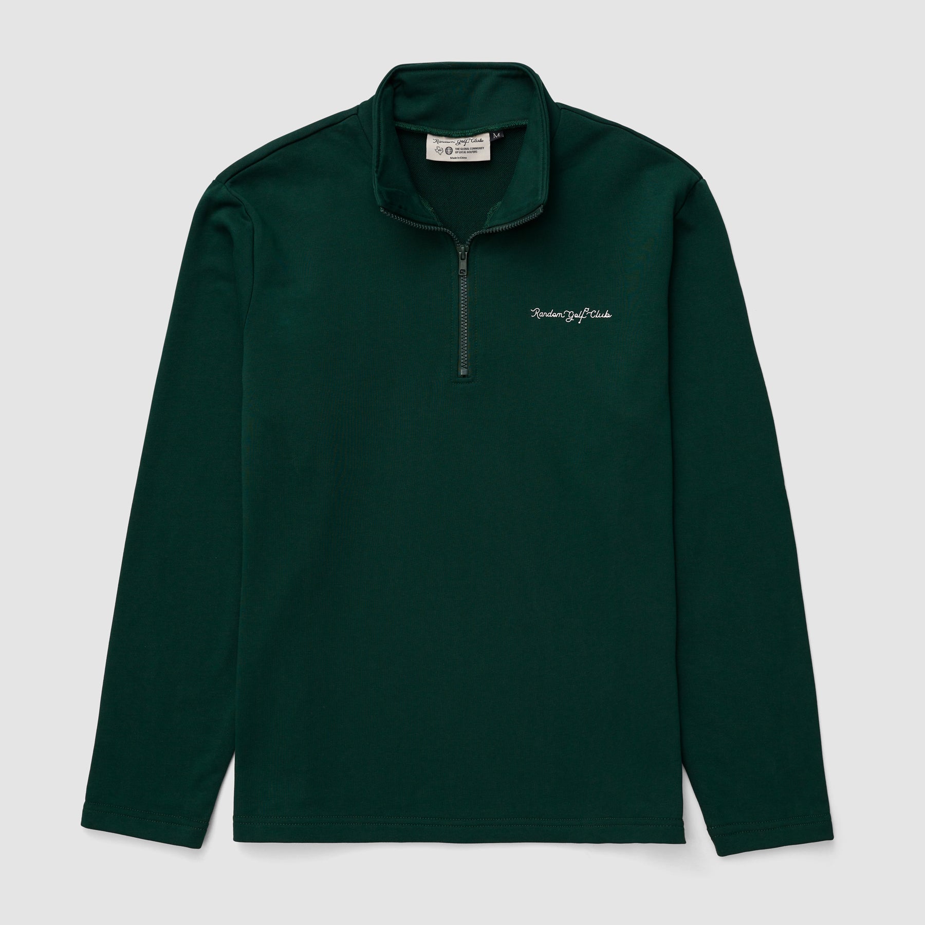 Script Half Zip Pullover (Verdant)