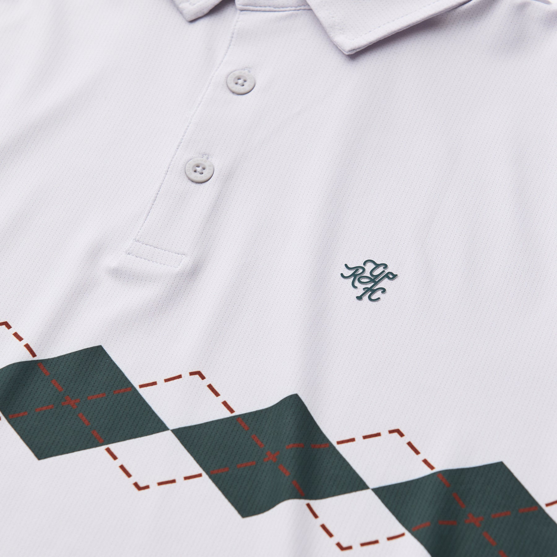 Bedrucktes Tech-Polo (Diamant)
