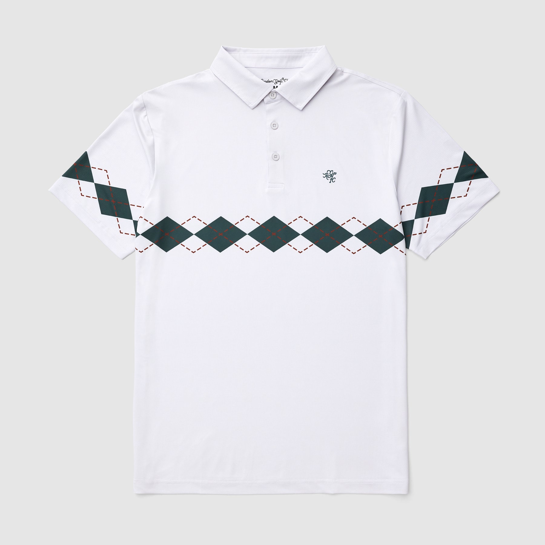 Bedrucktes Tech-Polo (Diamant)