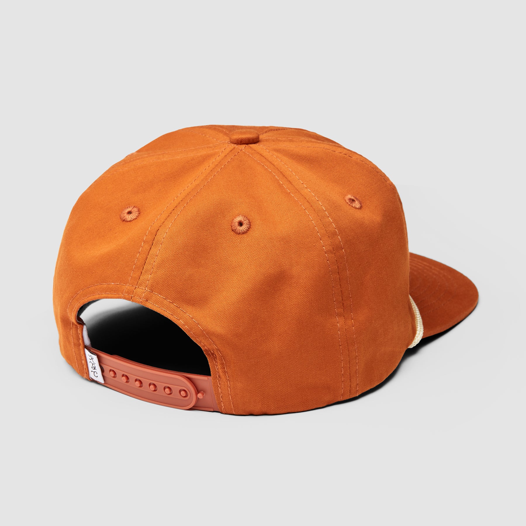 Chainstitch Mid Crown Rope Hat (Orange)
