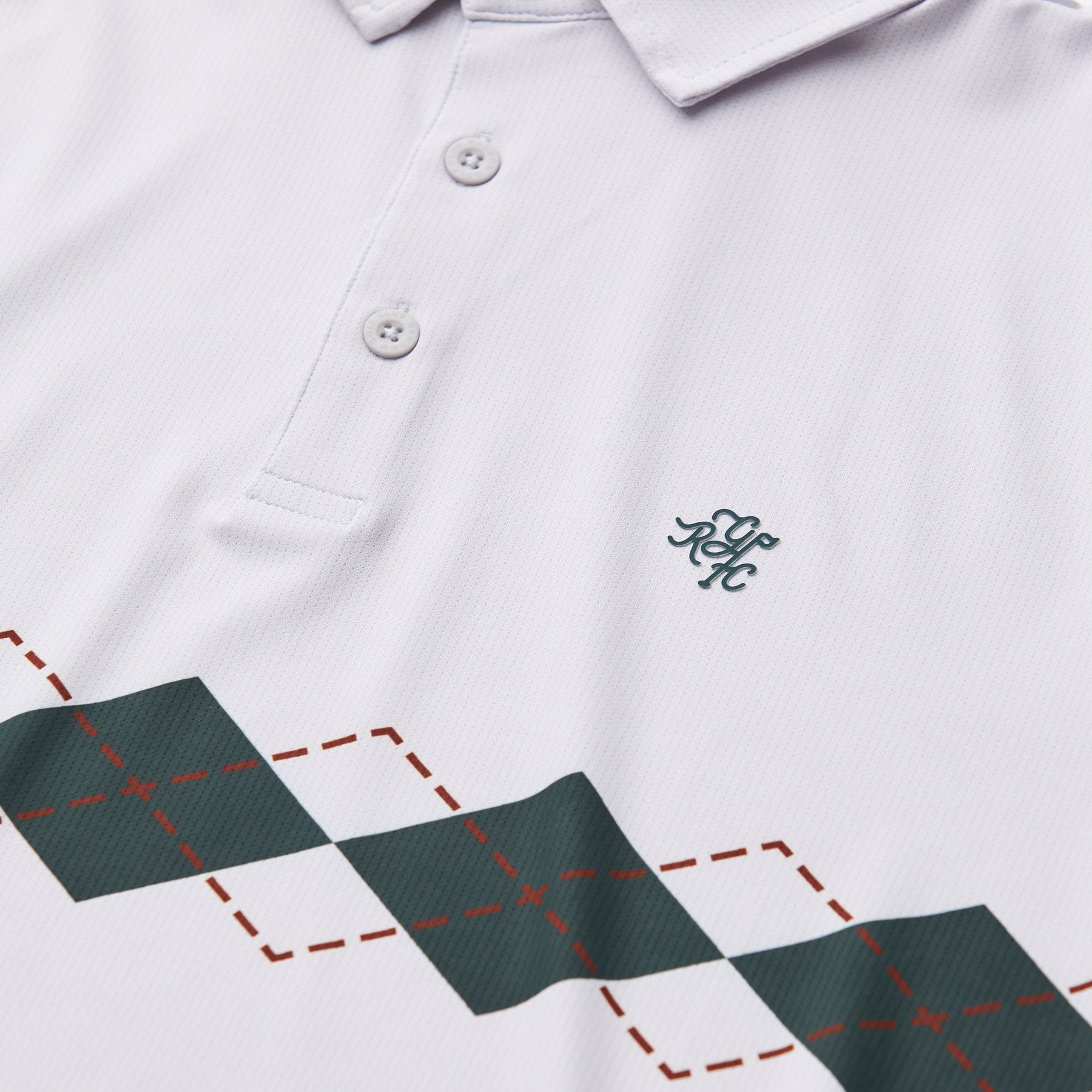 Printed Tech Polo (Diamond)